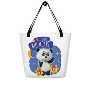 Masha and the Bear Friends Ramadan All-Over Print Large Tote Bag