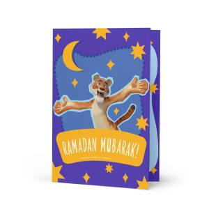Masha and the Bear Friends Ramadan Greeting card
