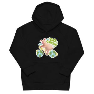 Masha and the Bear Friends Go Green! Kids eco hoodie