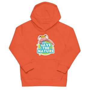 Masha and the Bear Friends Go Green! Kids eco hoodie