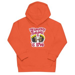 Masha and the Bear Friends Love Day Kids eco hoodie