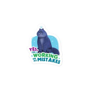 Masha and the Bear Friends Cat Bubble-free stickers