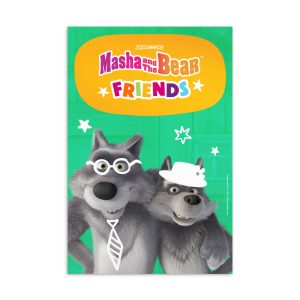 Masha and the Bear Friends Standard Postcard
