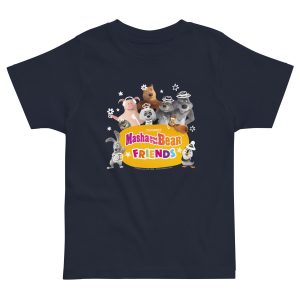 Маша и Медведь Friends Toddler Jersey Group Photo#1 T-shirt