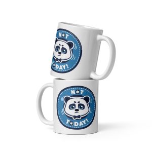 Masha and the Bear Friends: Emoji White glossy mug