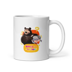 Masha and the Bear Friends White Glossy Mug